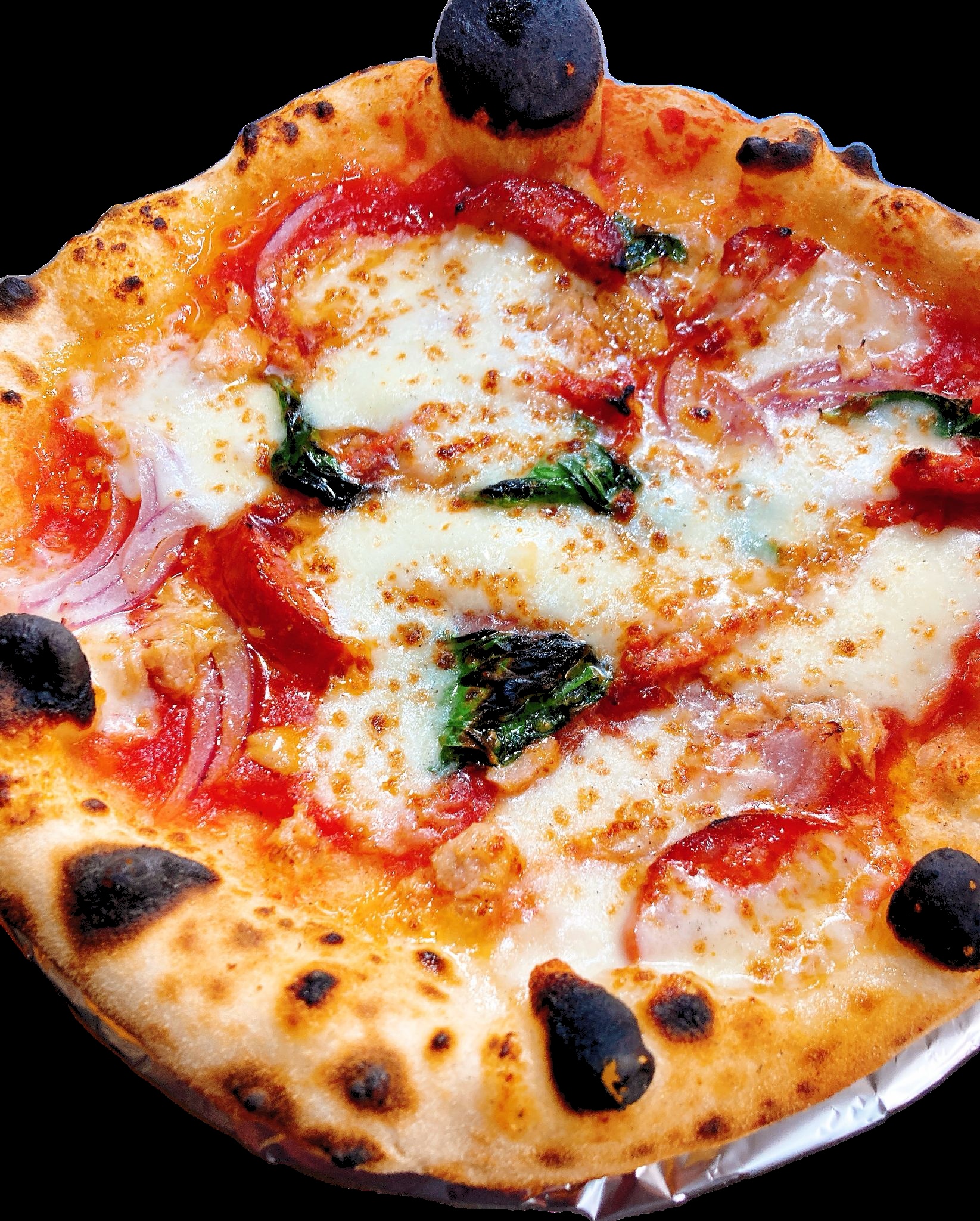 FELICEキッチンカーのディエゴピザ 石窯焼き